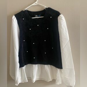 Aliceblue Pearl Sweater-shirt Size XL NWT